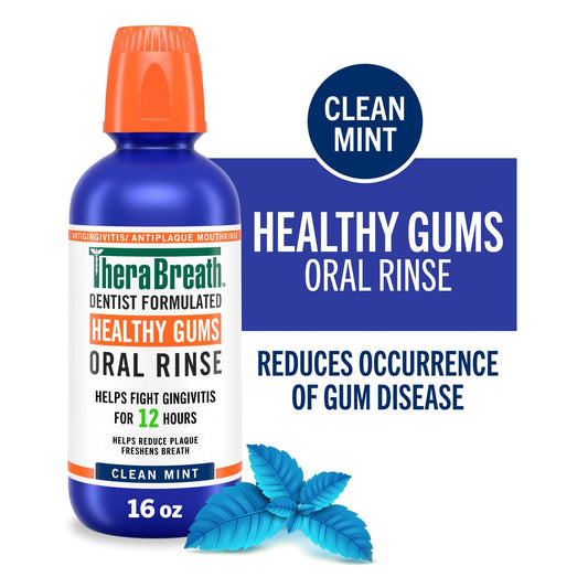 TheraBreath Healthy Gums Oral Rinse & Toothpaste Bundle