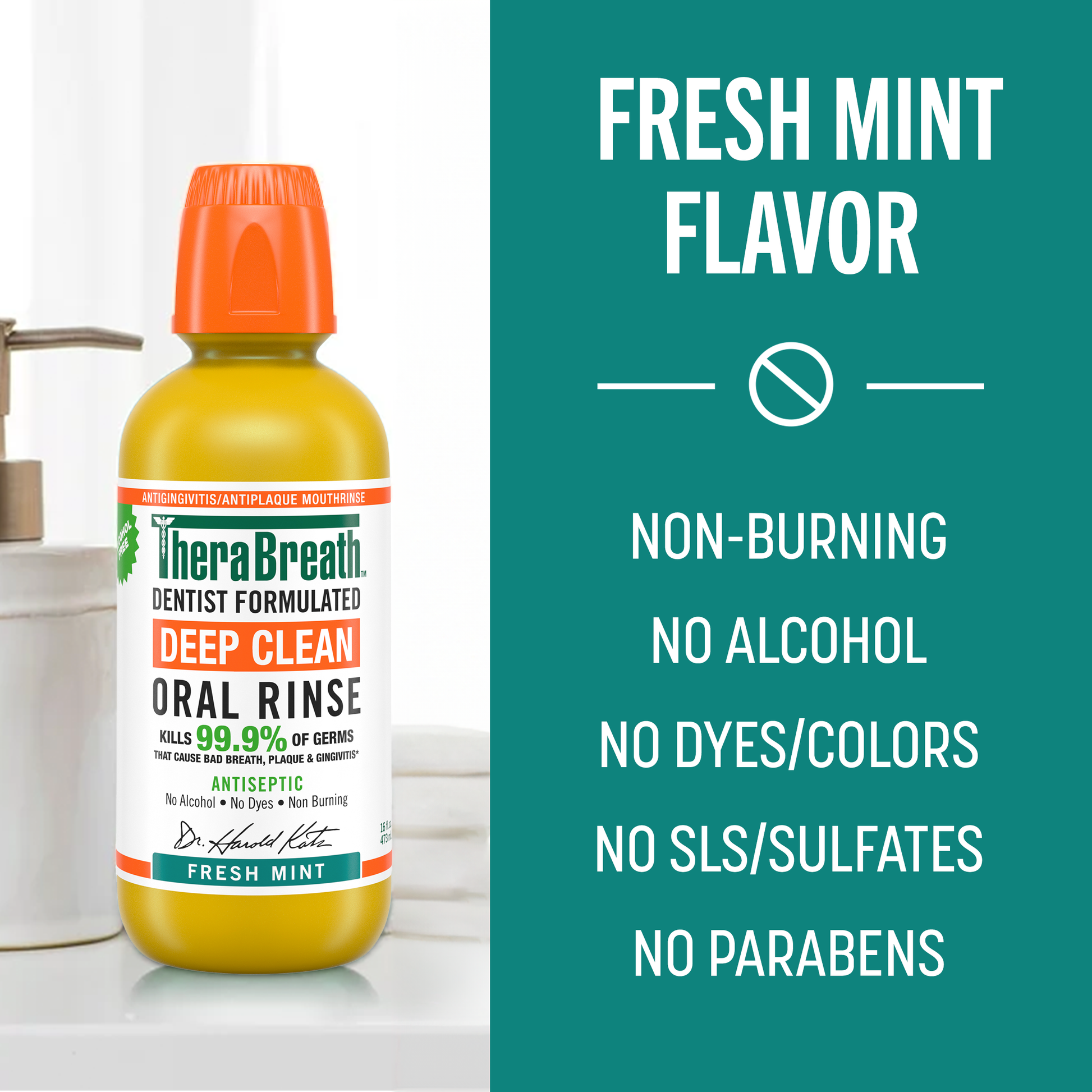 Deep Clean Oral Rinse - Fresh Mint