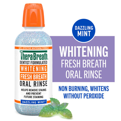 TheraBreath Whitening Oral Rinse & Toothpaste Bundle