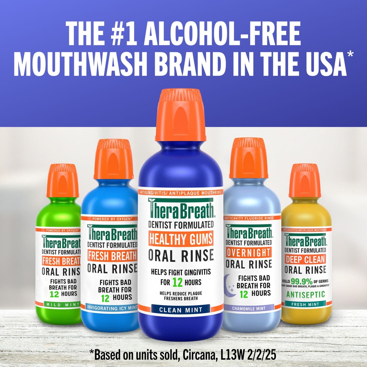 Healthy Gums Oral Rinse w/ Added CPC - Clean Mint