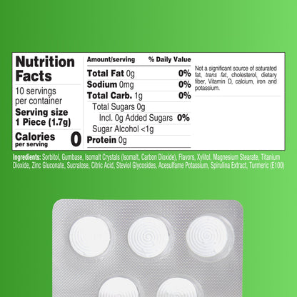 Fresh Breath Chewing Gum, Citrus Mint Flavor