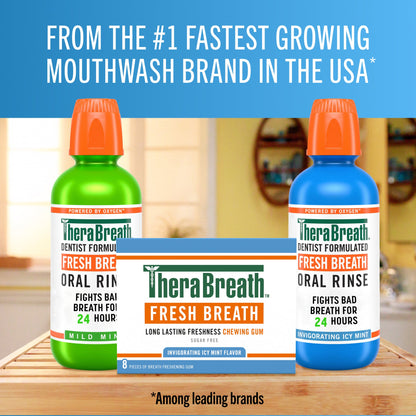 Chewing Gum, Invigorating Icy Mint Flavor