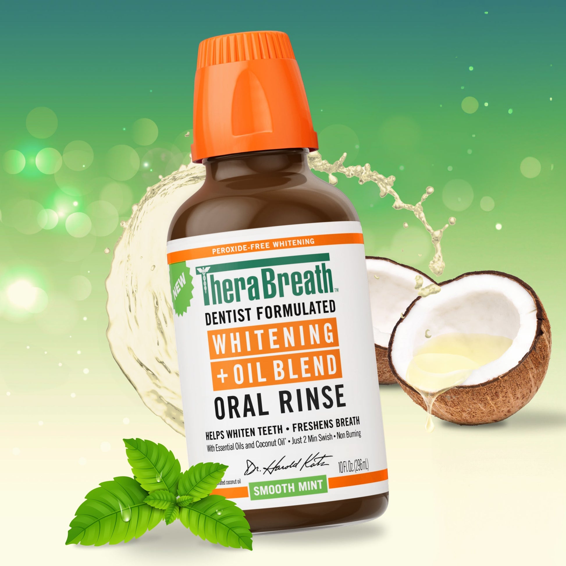 Whitening + Oil Blend Oral Rinse – Smooth Mint