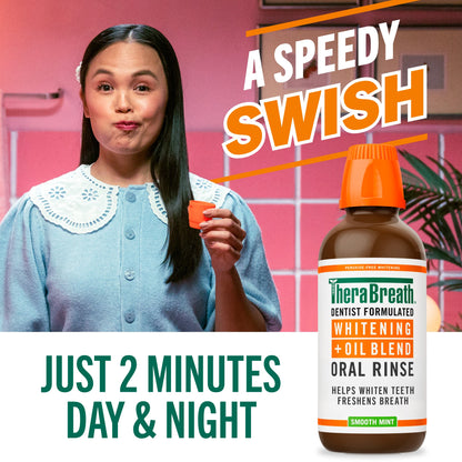 Whitening + Oil Blend Oral Rinse – Smooth Mint