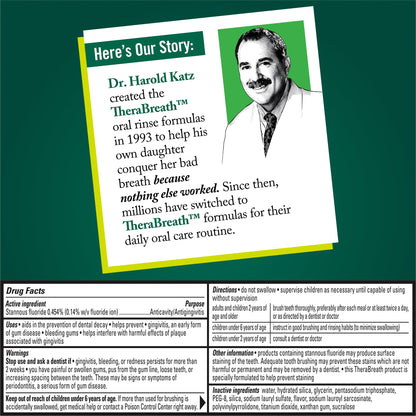 TheraBreath Healthy Gums Toothpaste, Helps Fight Gingivitis, Clean Mint